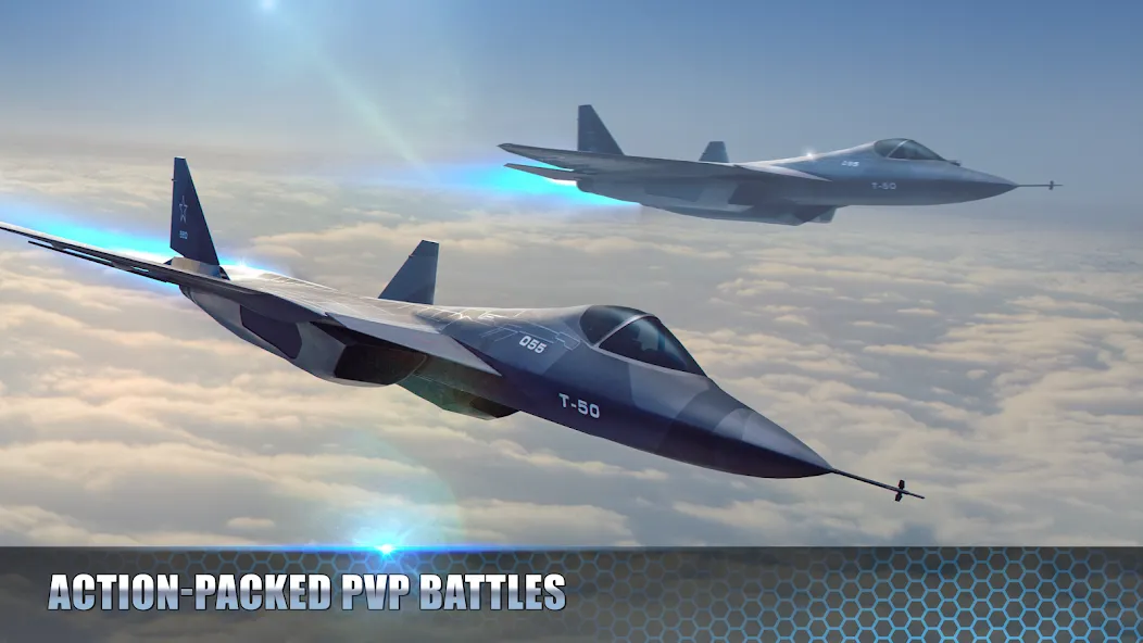 Скачать Modern Warplanes: PvP Warfare (Мод: Много денег) на Андроид — скриншот 1 Скачать Modern Warplanes: PvP Warfare (Мод: Много денег) на Андроид — скриншот 1