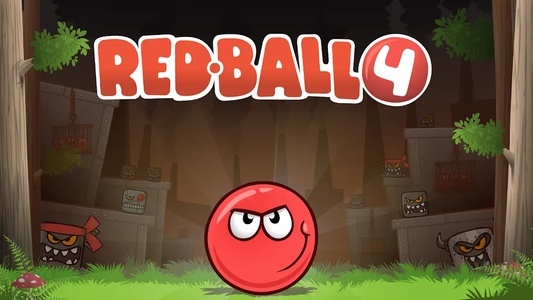 Red Ball 4 — Мод: Бессмертие — скриншот 1