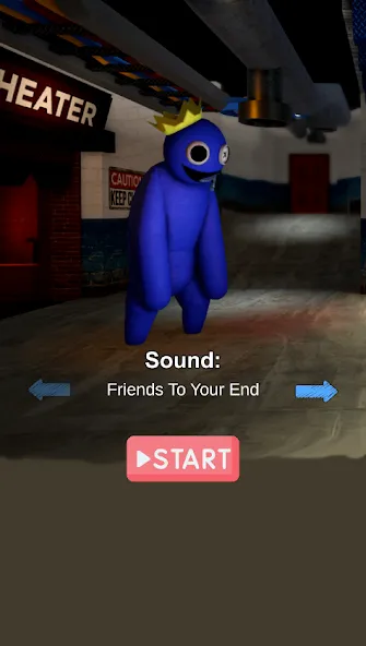 FNF Rainbov Blue Mod Test Mod APK Все персонажи разблокированы — Скачать на Андроид — скриншот 1