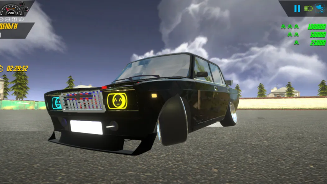 Скачать 2107 АВТОВАЗ: ТЮНИНГ И ДРИФТ MOD APK — Много денег — скриншот 3