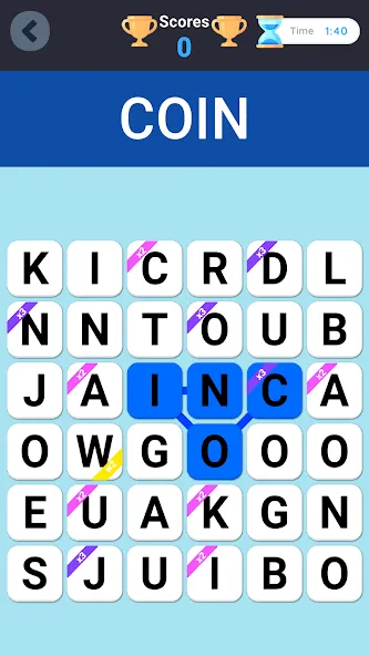 Wordell - Word Guess Fillword MOD APK — Много денег и подсказок — скриншот 4