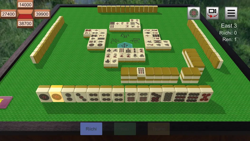 Скачать Riichi Mahjong на телефон — Все открыто — скриншот 1