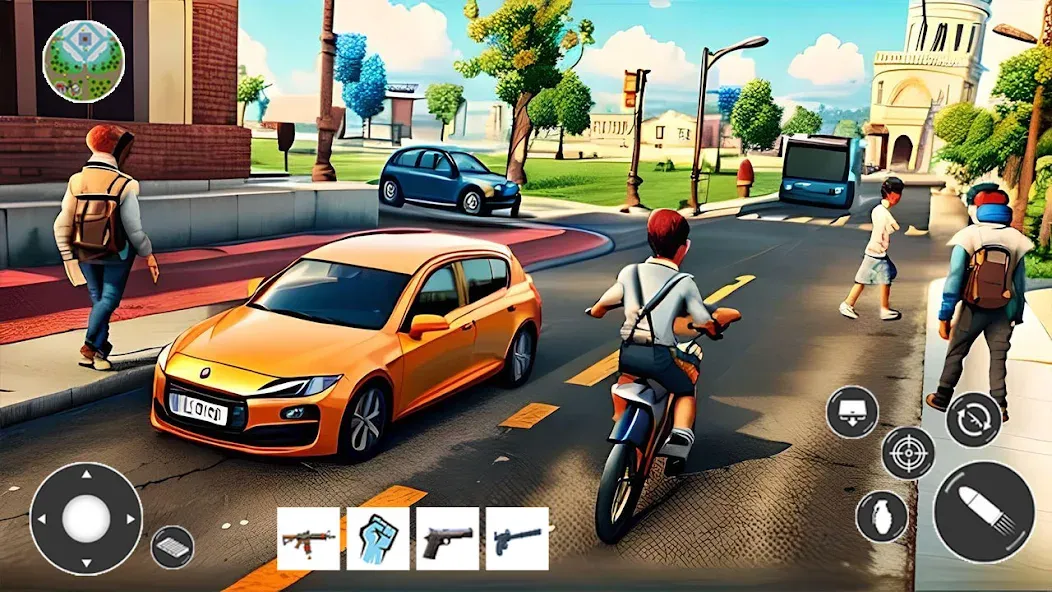 Скачать Gangster Car Theft Games — Модификация Много денег — скриншот 2