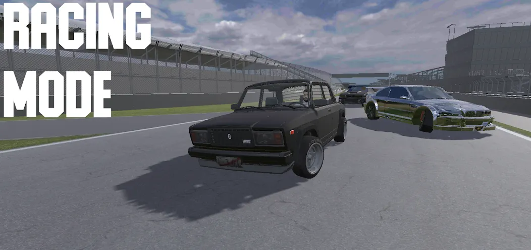 Sensitive Car Racing — Мод: Много денег — скриншот 3