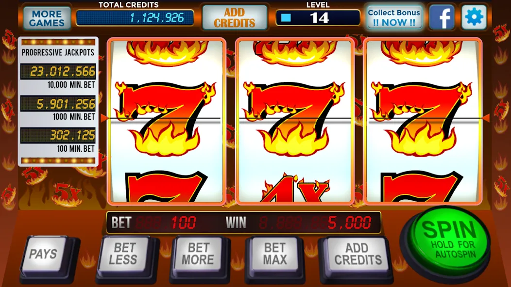 Скачать взломанную 777 Slots Casino Classic Slots — Много денег — скриншот 2