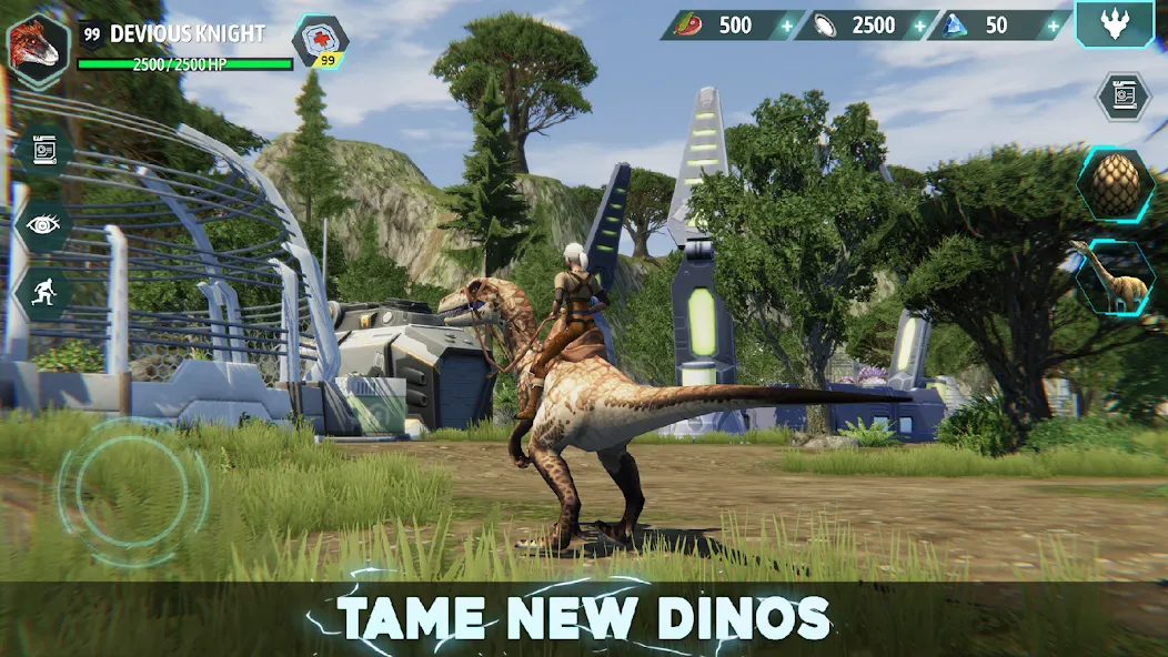 Скачать Dino Tamers - Jurassic MMO на Android — Много денег — скриншот 3