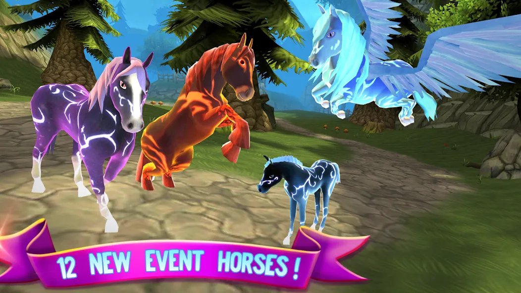 Скачать Horse Paradise: My Dream Ranch на Андроид — Много денег и бесплатный шопинг — скриншот 1