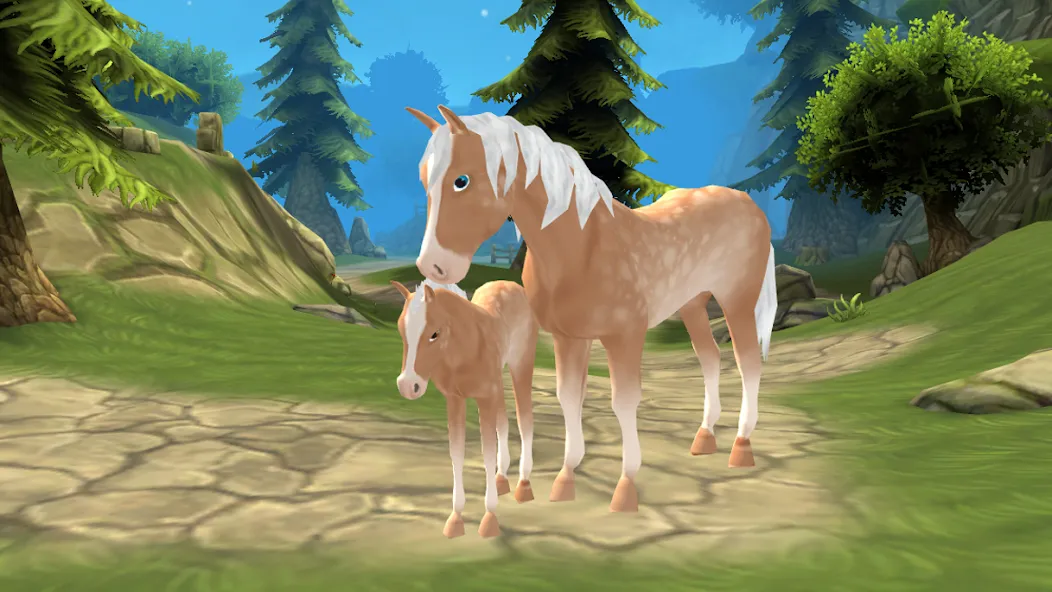 Скачать Horse Paradise: My Dream Ranch на Андроид — Много денег и бесплатный шопинг — скриншот 4