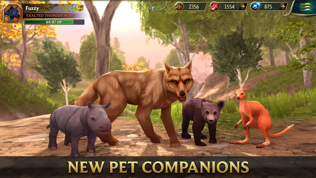 Скачать взлом Wolf Tales - Wild Animal Sim на Андроид — Много денег и кристаллов — скриншот 2 Скачать взлом Wolf Tales - Wild Animal Sim на Андроид — Много денег и кристаллов — скриншот 2