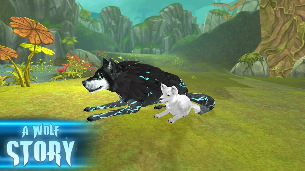 Wolf: The Evolution Online RPG на Андроид — Мод Бессмертие и много денег — скриншот 1