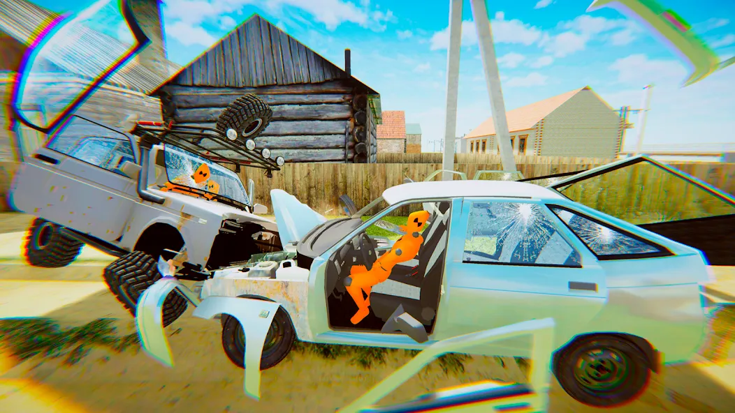 VAZ Crash Test Simulator 2 MOD APK — Много денег — скриншот 2