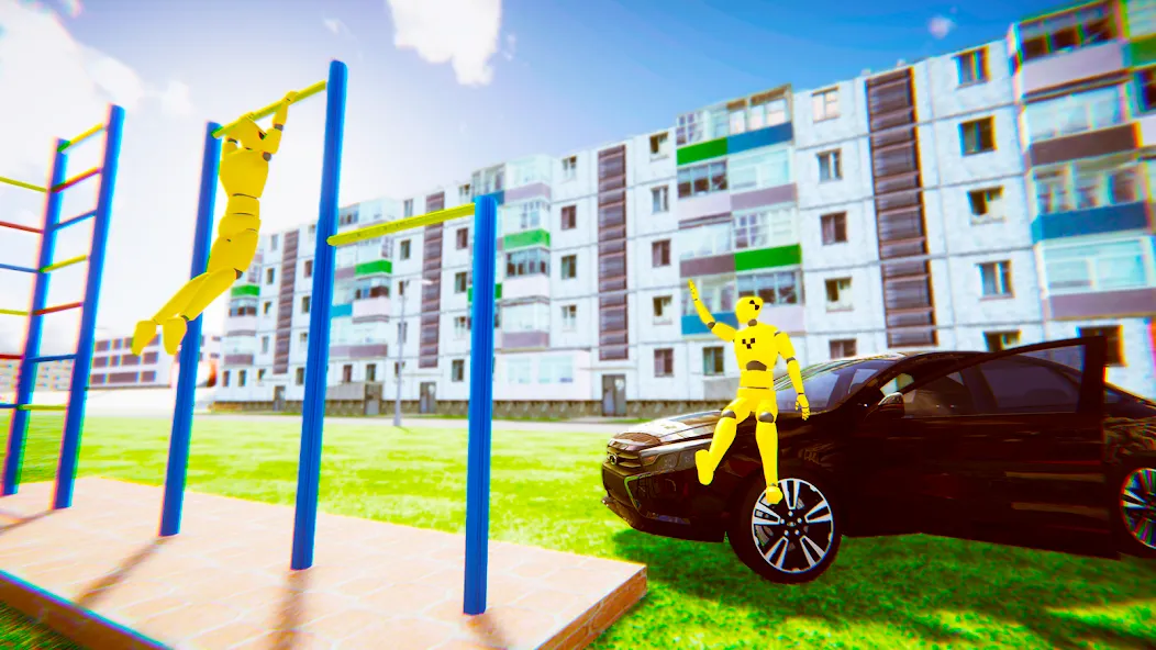VAZ Crash Test Simulator 2 MOD APK — Много денег — скриншот 3