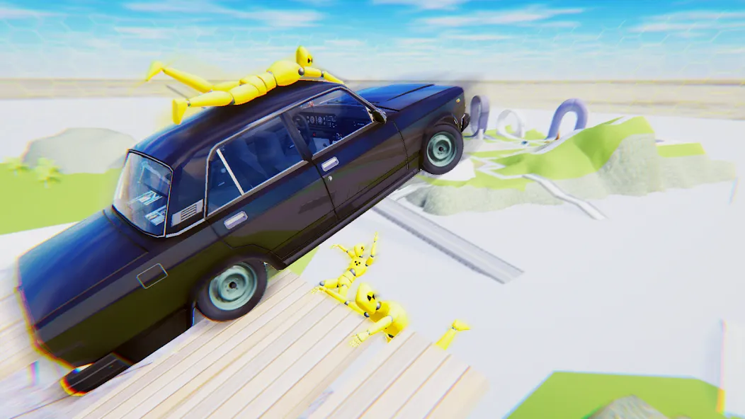 VAZ Crash Test Simulator 2 MOD APK — Много денег — скриншот 5