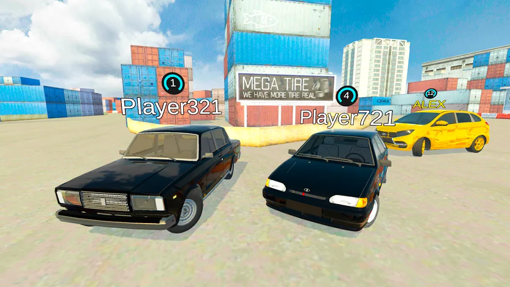 Lada Drift Simulator - Online Mod APK Много денег и без рекламы — Скачать на Андроид — скриншот 2