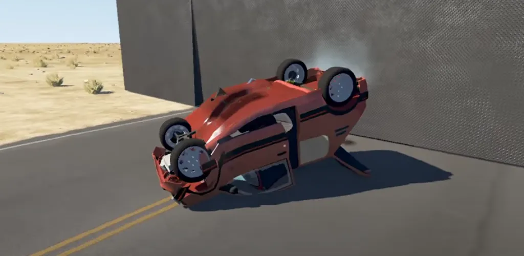 Realistic Car Crash Simulator — Все машины открыты и без рекламы — скриншот 1