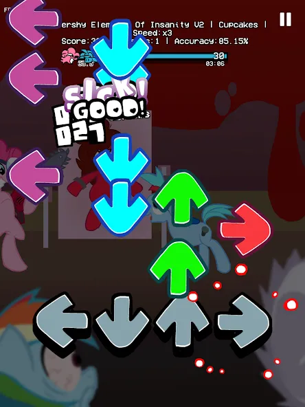 Magic Music Rainbow Battle на Андроид — Мод Много денег — скриншот 3