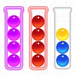 Взлом Ball Sort - Color Puzzle Game — Без рекламы