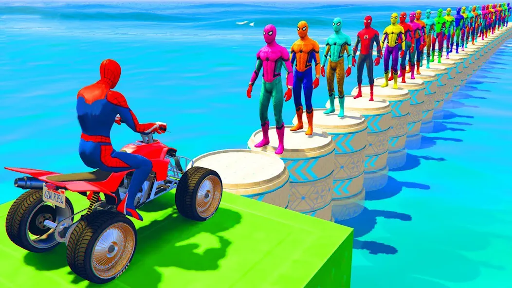 Скачать ATV Quads Bike Stunt Racing 3D MOD APK — Много денег — скриншот 1 Скачать ATV Quads Bike Stunt Racing 3D MOD APK — Много денег — скриншот 1