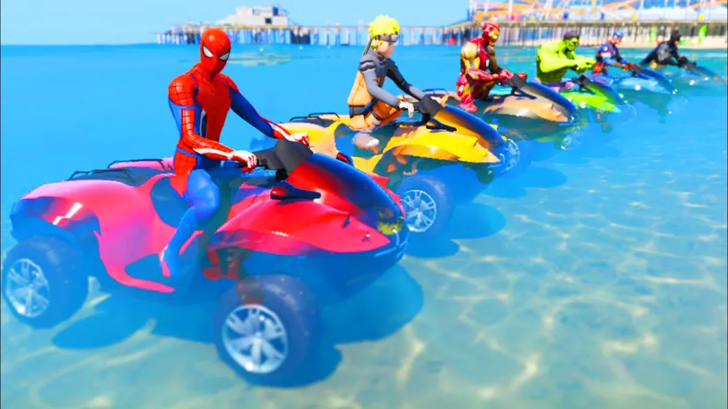 Скачать ATV Quads Bike Stunt Racing 3D MOD APK — Много денег — скриншот 2 Скачать ATV Quads Bike Stunt Racing 3D MOD APK — Много денег — скриншот 2