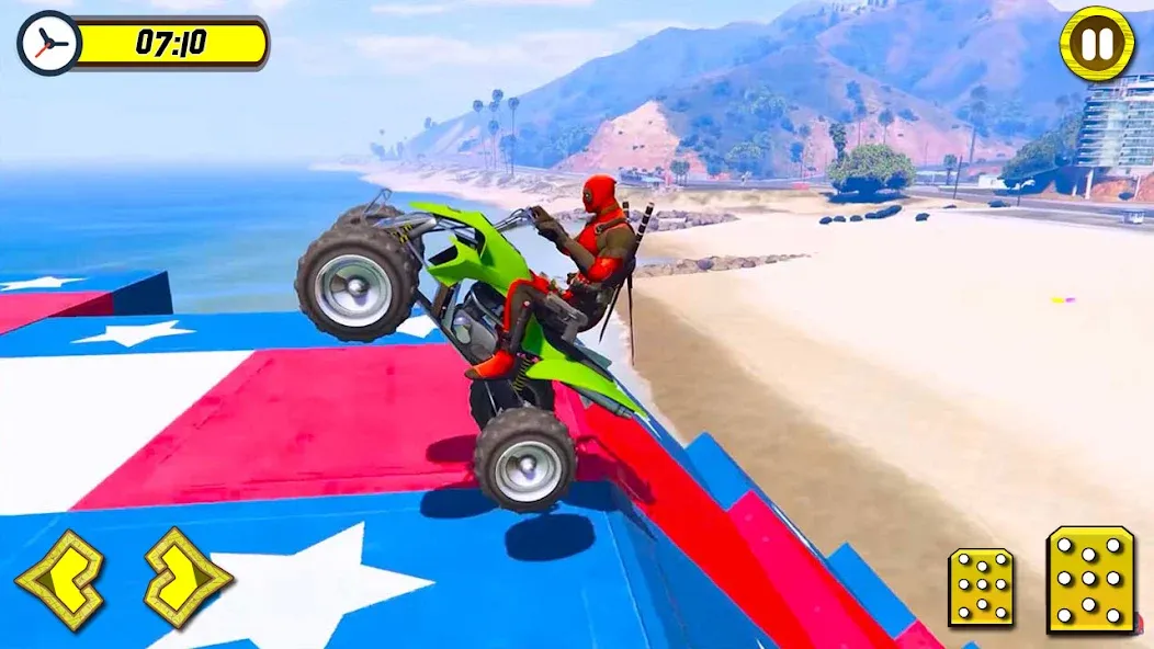 Скачать ATV Quads Bike Stunt Racing 3D MOD APK — Много денег — скриншот 4 Скачать ATV Quads Bike Stunt Racing 3D MOD APK — Много денег — скриншот 4