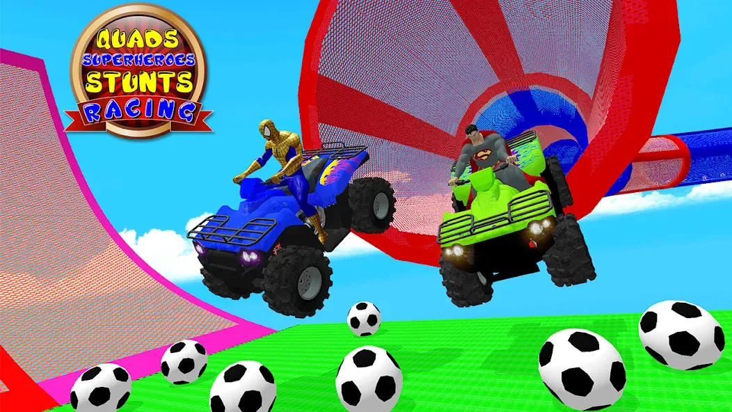 Скачать ATV Quads Bike Stunt Racing 3D MOD APK — Много денег — скриншот 5