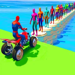 Скачать ATV Quads Bike Stunt Racing 3D MOD APK — Много денег