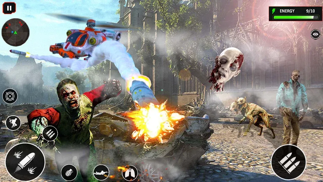 Скачать Sniper Zombie Shooting — Много денег — скриншот 2