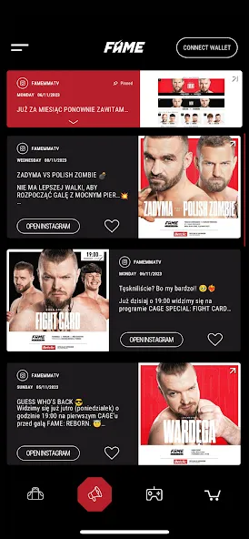 FAME MMA APP MOD APK — Много денег — скриншот 1