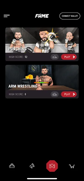 FAME MMA APP MOD APK — Много денег — скриншот 2