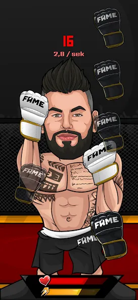 FAME MMA APP MOD APK — Много денег — скриншот 3