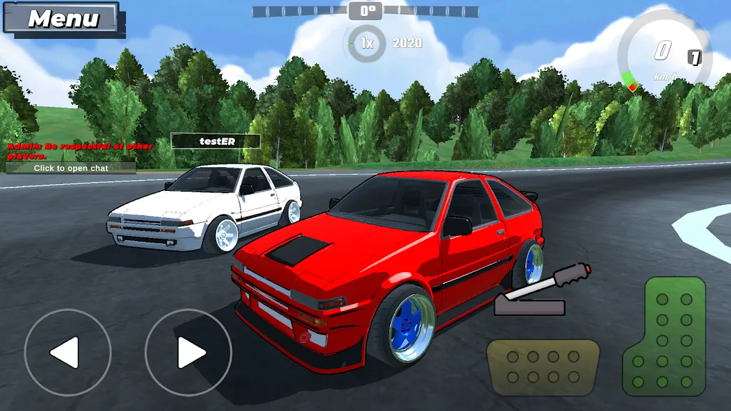 Drift King: Online — Взломанная версия (Много денег) — скриншот 1