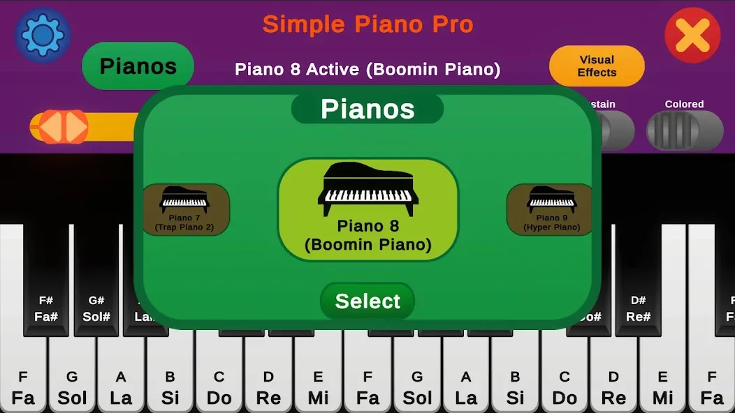 Скачать Simple Piano Pro на Android — Все премиум треки разблокированы — скриншот 5