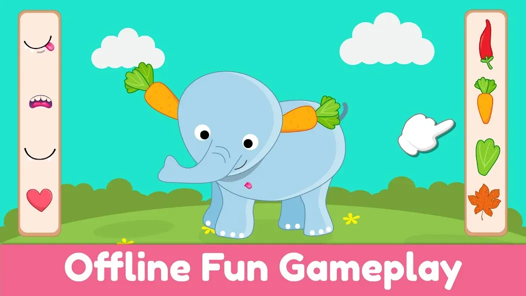 Скачать ElePant Kids Learning Games 2+ с модом — Все открыто — скриншот 4