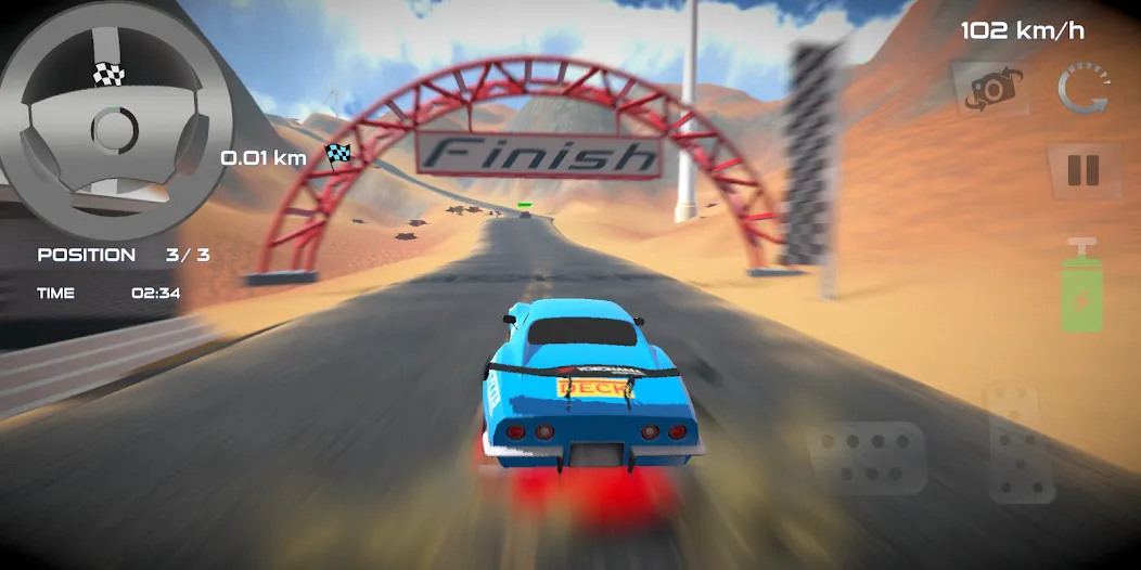 Взлом Rally Car : Extreme Fury Race — Много денег — скриншот 4