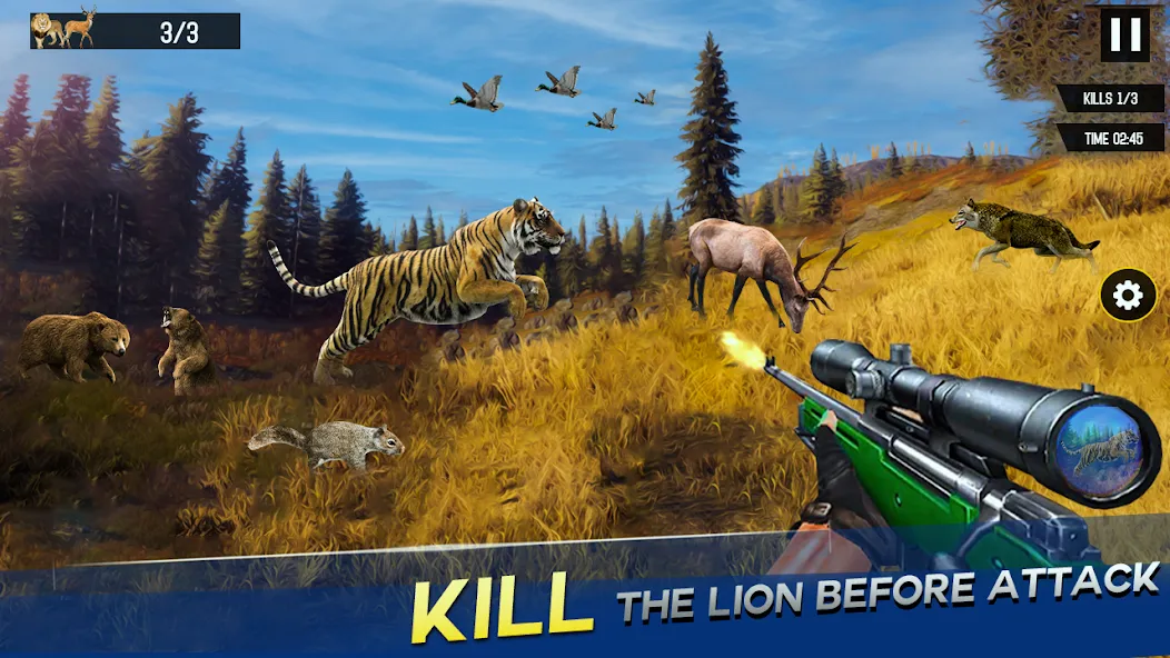 Sniper Animal Deer Hunter Game MOD APK на Android — Много денег — скриншот 3 Sniper Animal Deer Hunter Game MOD APK на Android — Много денег — скриншот 3