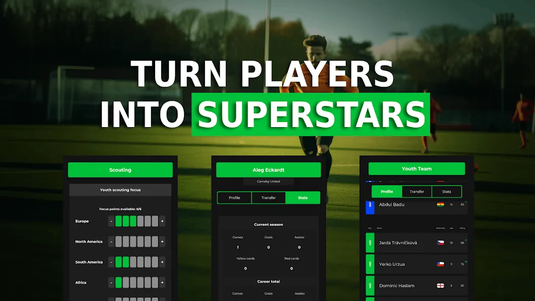 Скачать Club Boss - Soccer Game MOD APK — Много денег — скриншот 3