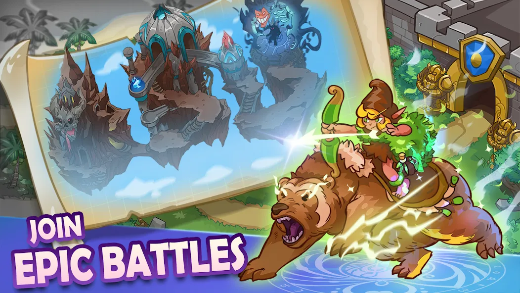 Взломанная King of Defense 2: Epic TD на Андроид — Много денег и кристаллов — скриншот 5