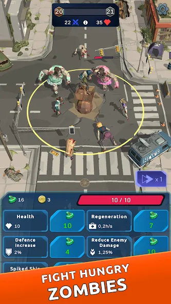 Скачать Idle Survivor - Tower Defense с модом — Много денег — скриншот 5