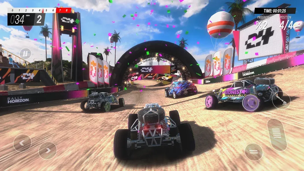 Rally Horizon — Мод: Много денег — скриншот 3