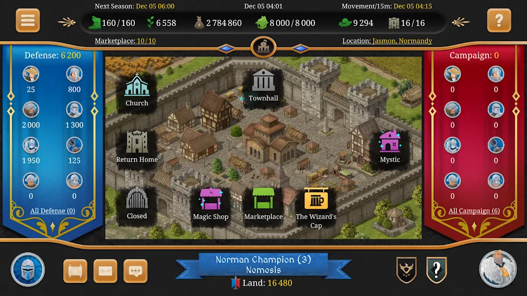 Conquest! Mod APK Много денег и кристаллов — Скачать на Андроид — скриншот 2