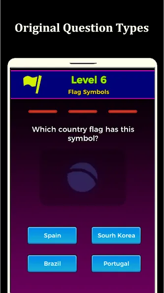 Взломанная World Flags Quiz Game на Андроид — Все уровни открыты — скриншот 3