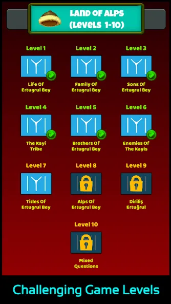 Скачать Ertugrul Ghazi Quiz Game MOD APK — Все уровни открыты — скриншот 4