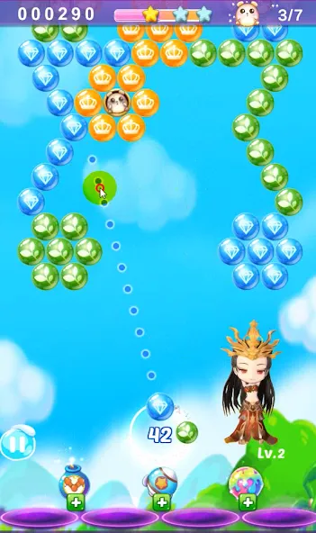 Скачать Shoot Bubble Puzzle (Мод: Много денег) на Андроид — скриншот 3 Скачать Shoot Bubble Puzzle (Мод: Много денег) на Андроид — скриншот 3