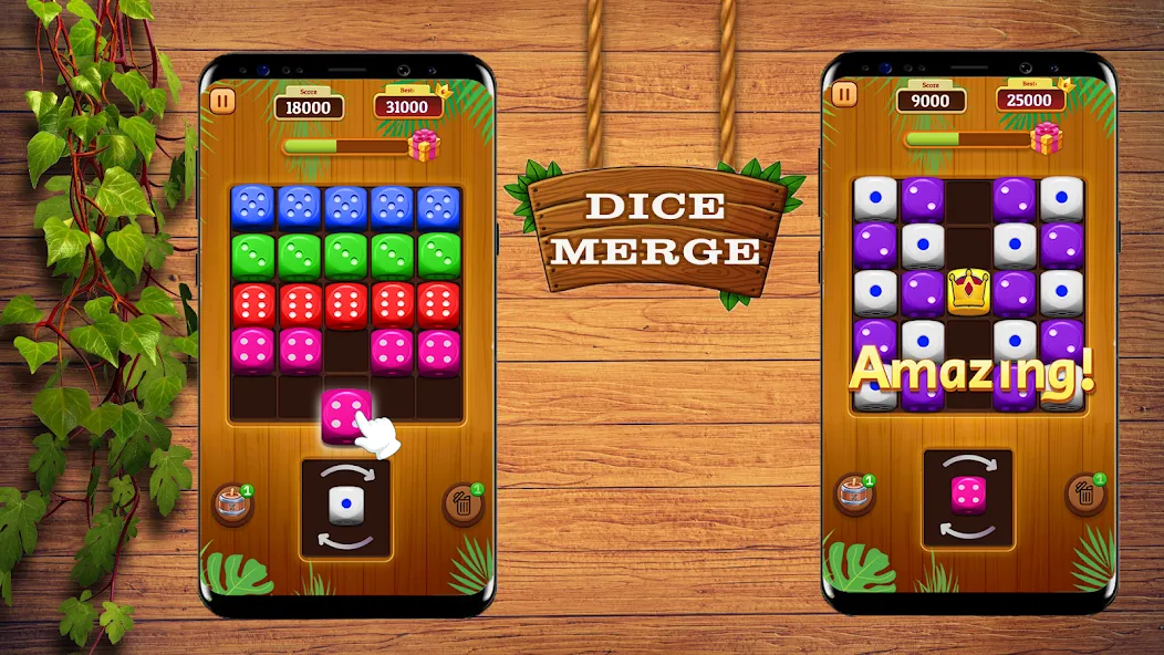 Скачать Dice Merge: Dice Mania Game — Много денег — скриншот 1