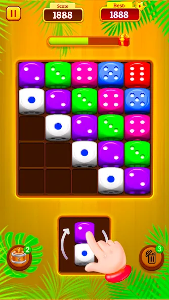Скачать Dice Merge: Dice Mania Game — Много денег — скриншот 3