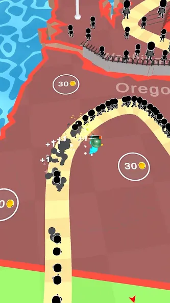 Fight For America: Country War MOD APK на Android — Много денег — скриншот 3