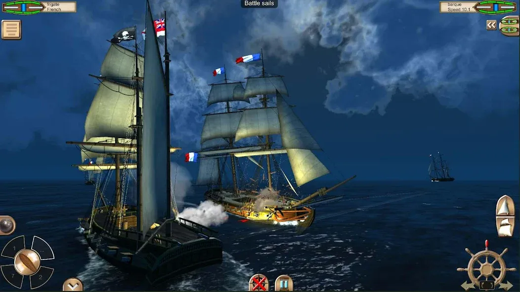 The Pirate: Caribbean Hunt — Взлом на много денег и бесконечные паруса — скриншот 2