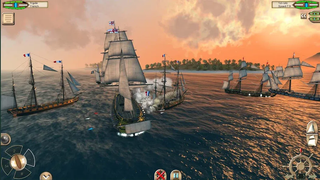 The Pirate: Caribbean Hunt — Взлом на много денег и бесконечные паруса — скриншот 3