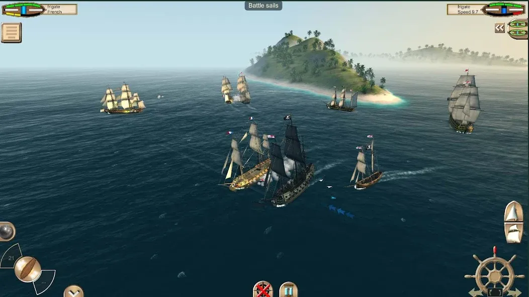 The Pirate: Caribbean Hunt — Взлом на много денег и бесконечные паруса — скриншот 4