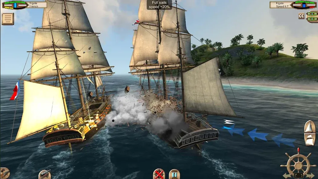 The Pirate: Caribbean Hunt — Взлом на много денег и бесконечные паруса — скриншот 5